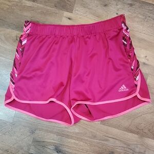 Adidas Women's Hot Pink Athletic Shorts